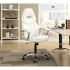 Coaster Office Chairs WHITE OFFICE CHAIR |