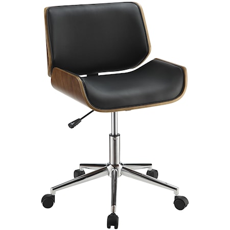 Contemporary Leatherette Office Chair