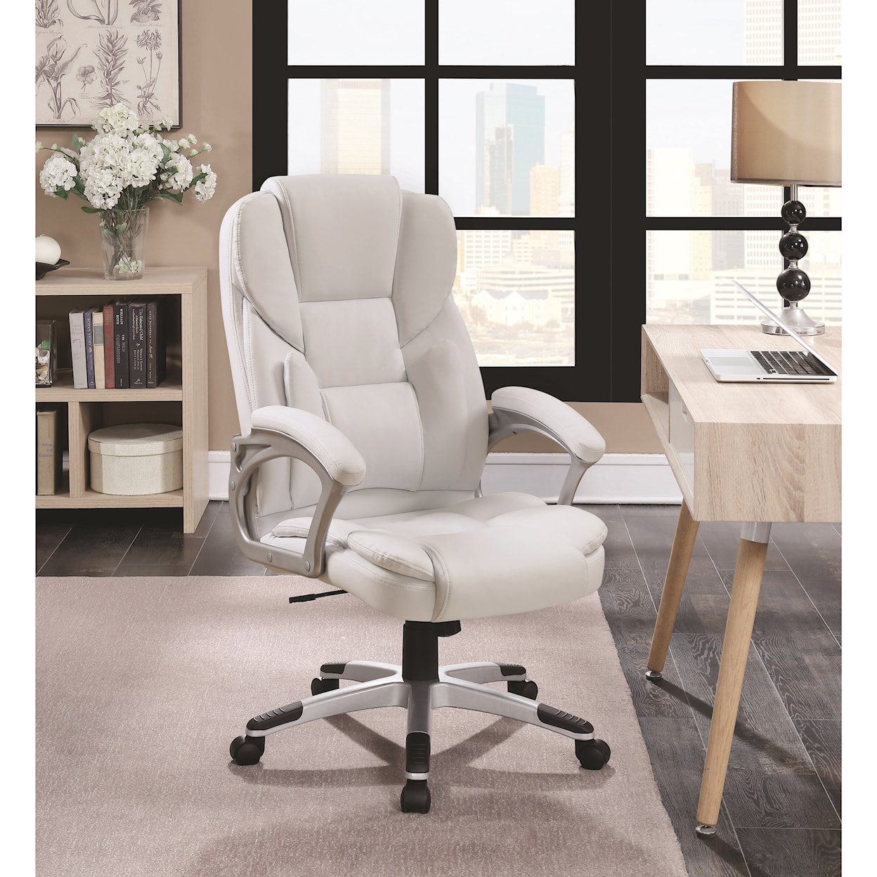 Coaster Office Chairs WHITE OFFICE  CHAIR |