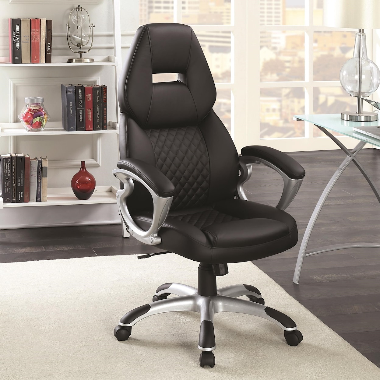 Coaster Office Chairs OFFICE CHAIR BLACK |