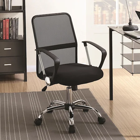 Modern Office Chair with Mesh Backrest