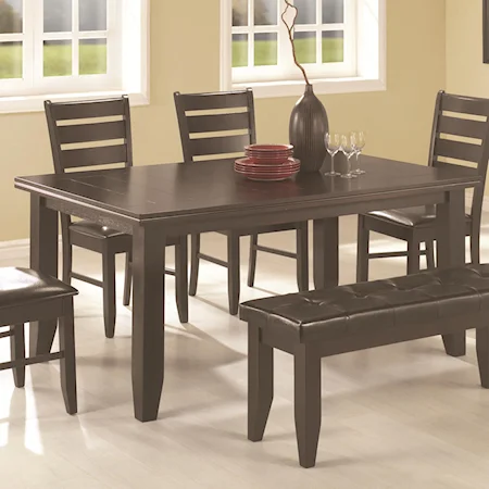 Contemporary Rectangular Semi-Formal Dining Table