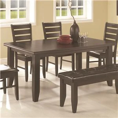 Contemporary Rectangular Semi-Formal Dining Table