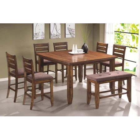 8 Piece Counter Height Dining Set
