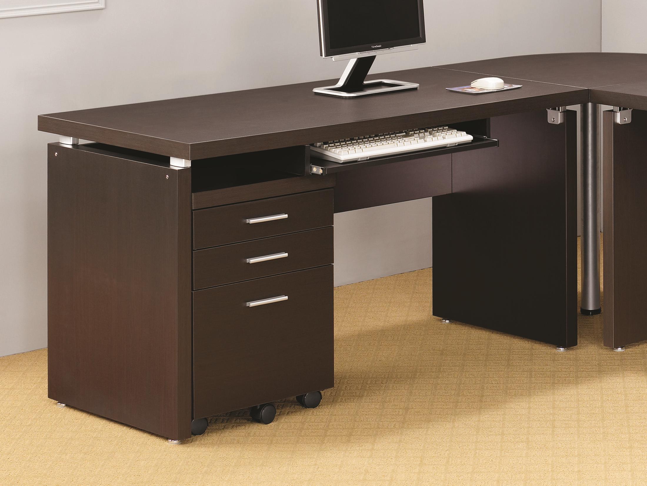 Coaster Skylar 800891 Computer Desk with Drop Down Drawer Value City