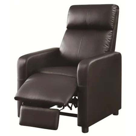 Theater Seating Push-Back Recliner with Contemporary Style