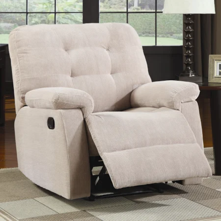 Corduroy Rocker Recliner