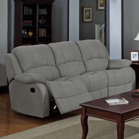 Reclining Sofa w/ Scoop Seating