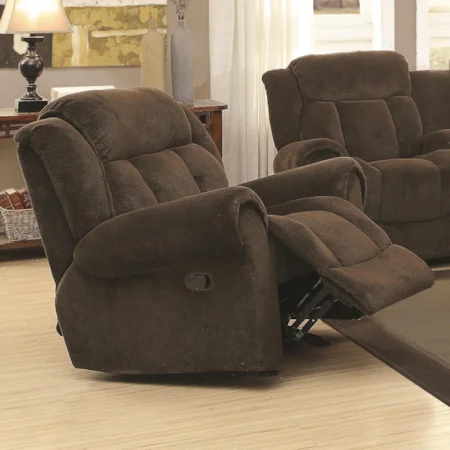Recliner with Casual Traditional Style