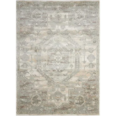 Faded Grey Rug 5'3" X 7'3"