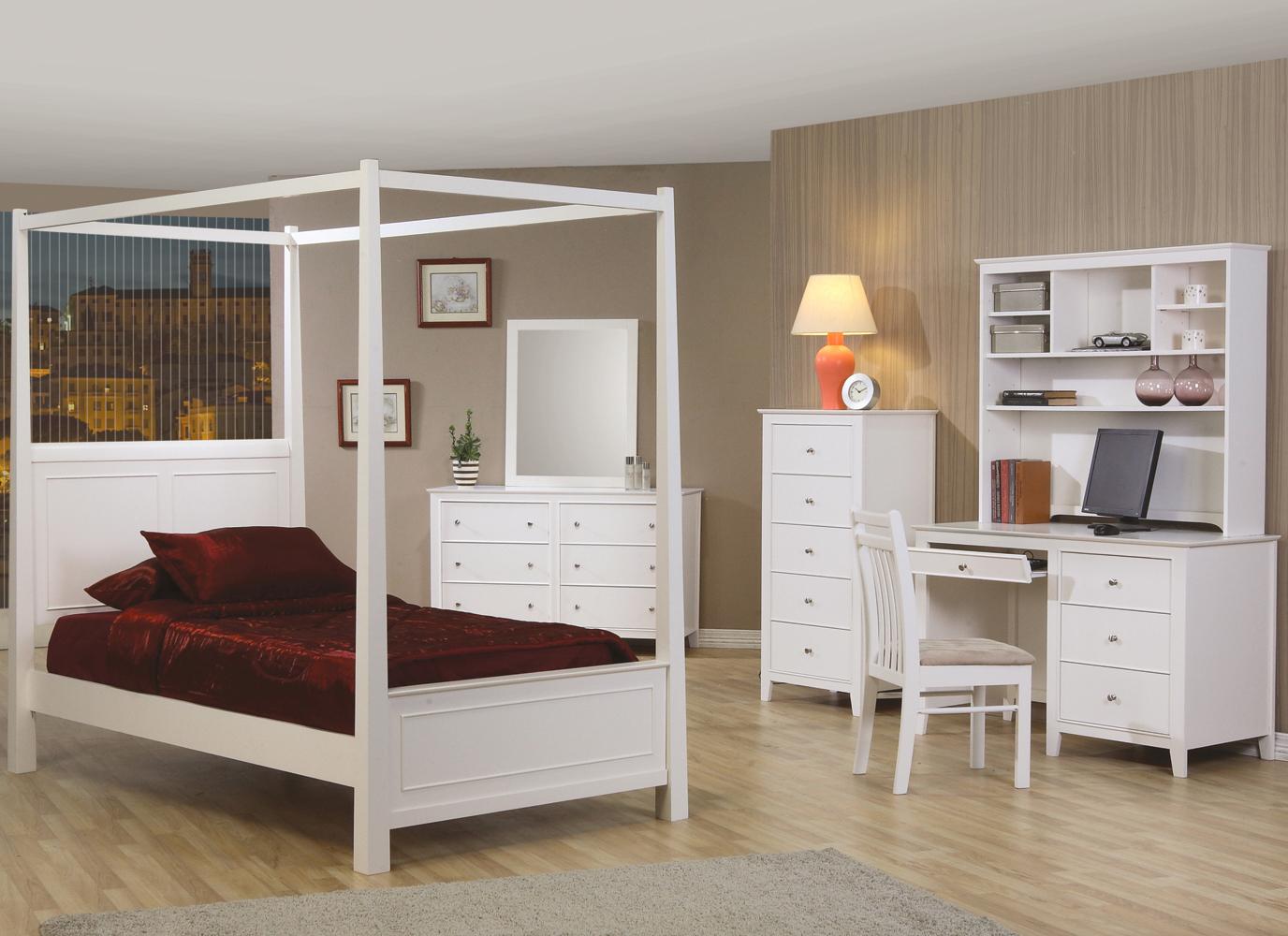 Coaster Selena 400237+8 Computer Desk and Hutch Value City Furniture