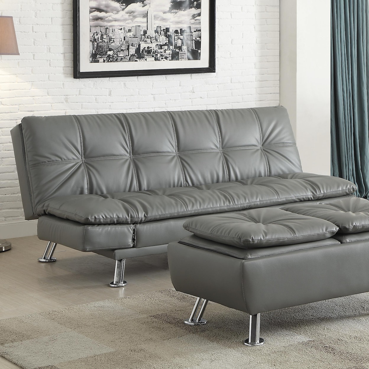 Coaster Dilleston Sofa Bed in Futon Style