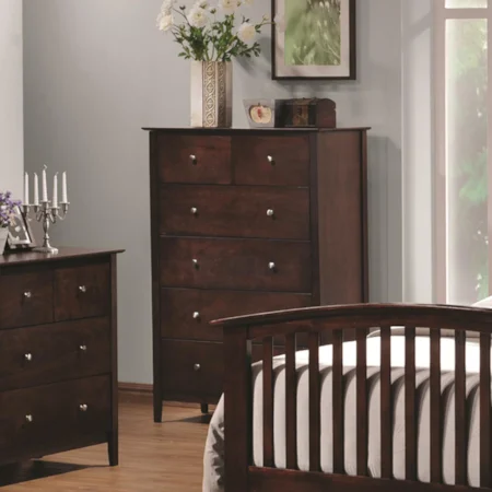 Vertical Chest with 5 Drawers