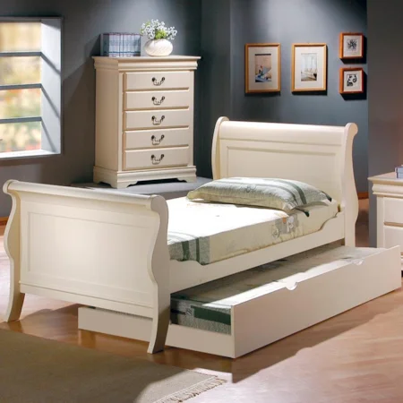Full Sleigh Bed with Trundle