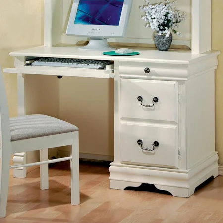 Single Pedestal Youth Computer Desk