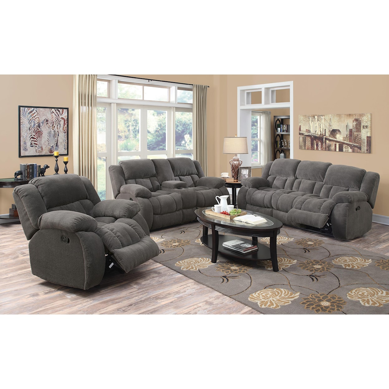 Coaster Weissman Motion Sofa