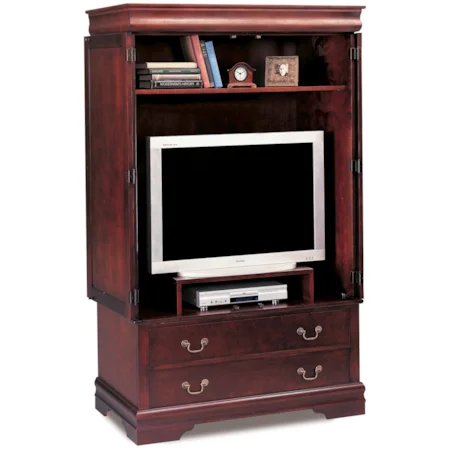 Louis Philippe Style Television Armoire