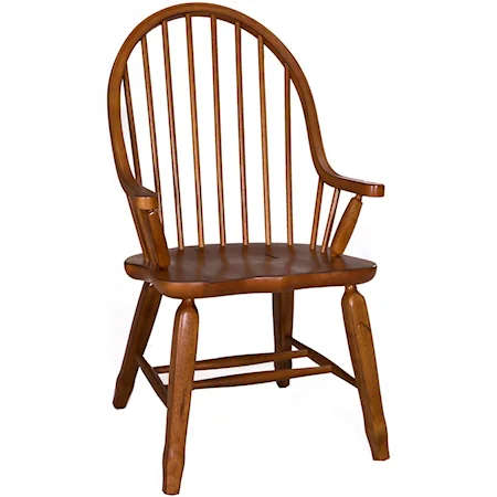 Casual Bow Back Arm Chair