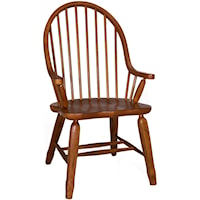 Casual Bow Back Arm Chair