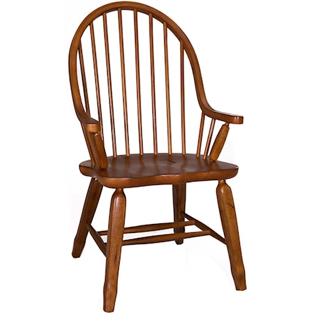 Casual Bow Back Arm Chair