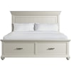 Elements International Siesta SIESTA WHITE KING BED |