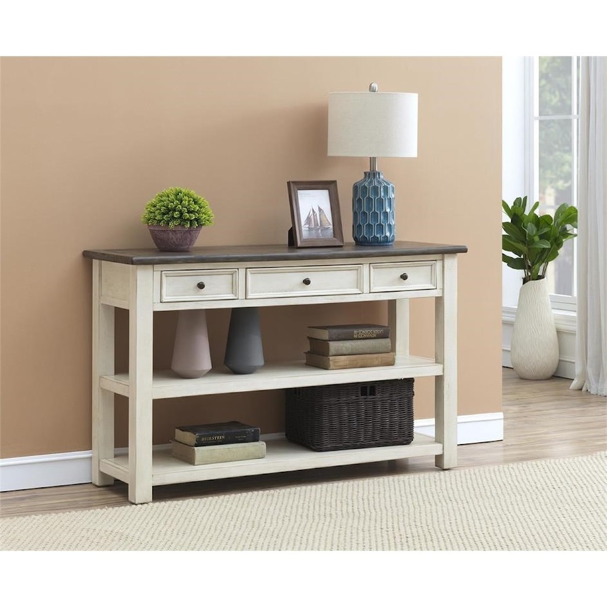 Coast2Coast Home St. Claire St. Claire Three Drawer Console Table