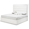 Michael Amini State St. Queen Upholstered Panel Bed