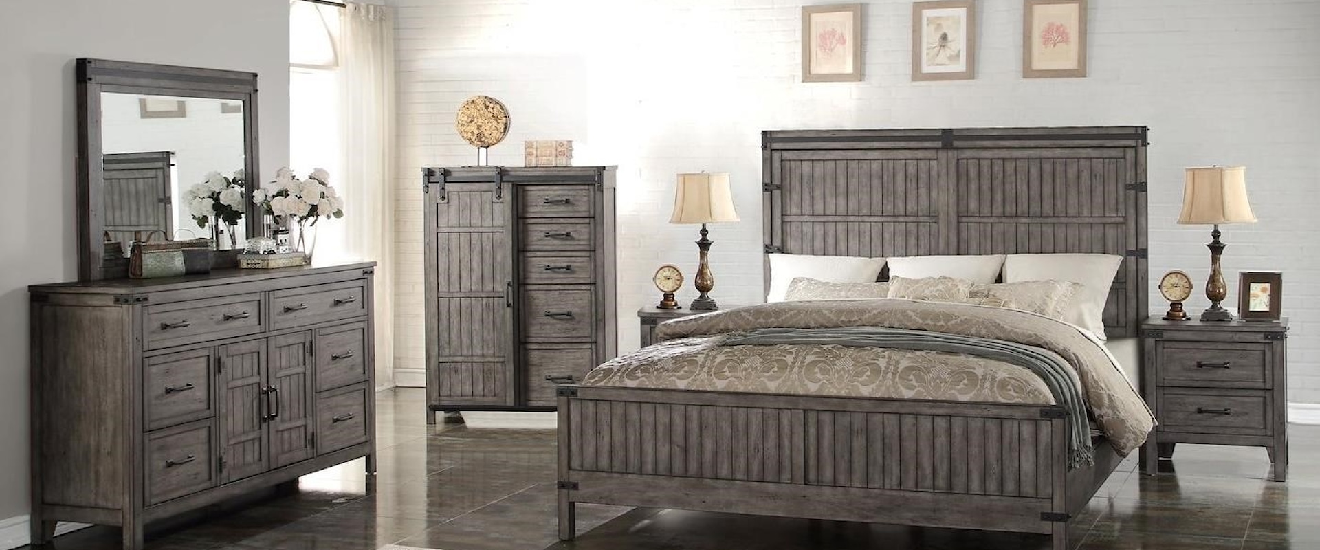 Industrial Queen Bedroom Group