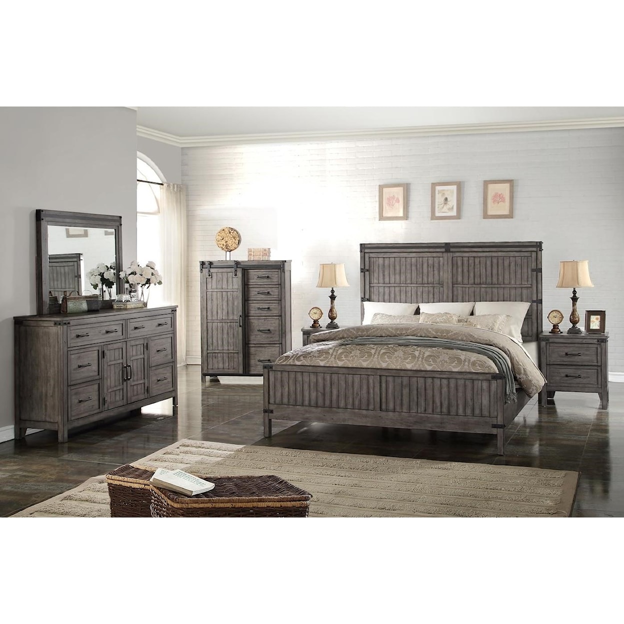 Legends Furniture Storehouse Collection Queen Bedroom Group