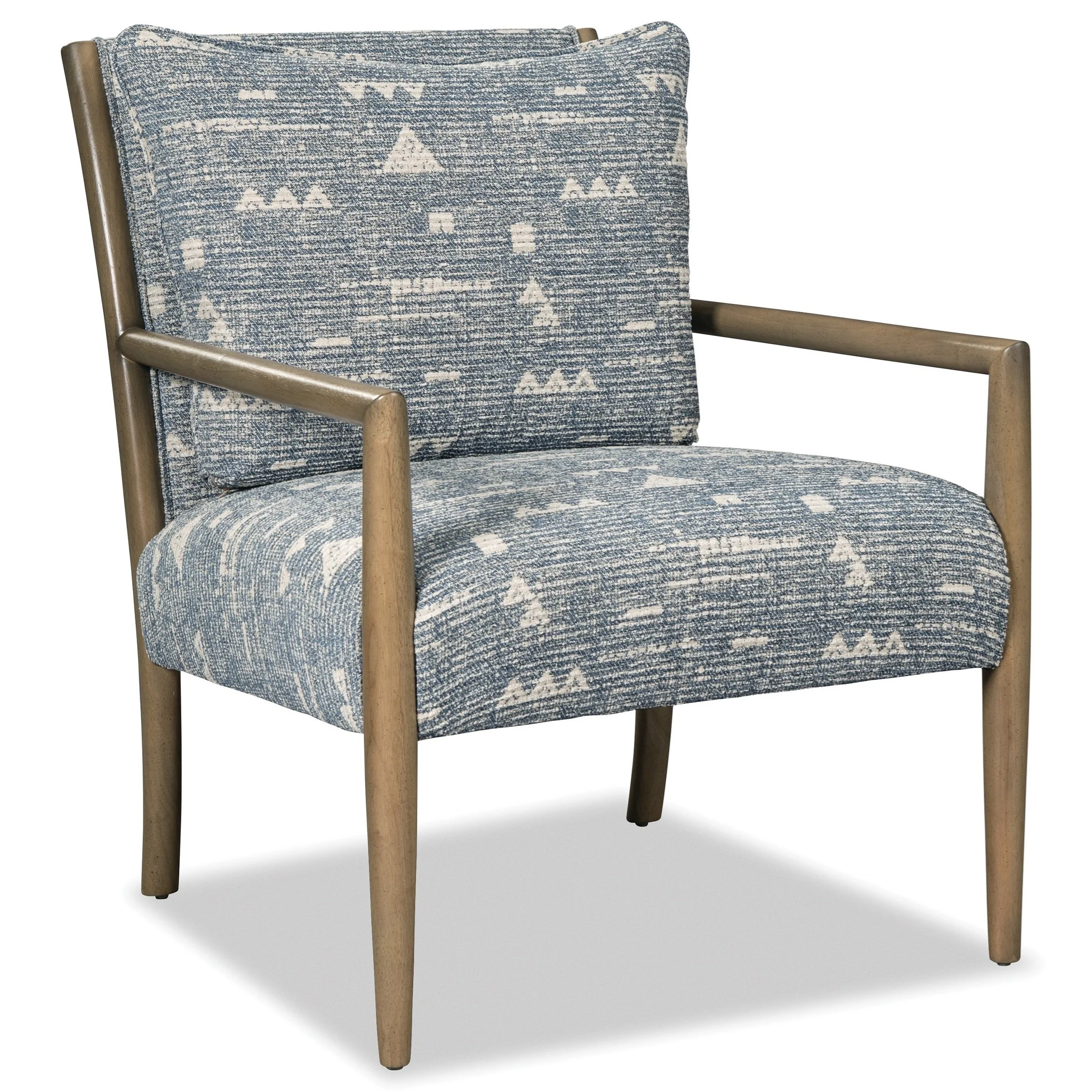 Hickorycraft 082210 082210 Contemporary Accent Chair with Exposed Wood