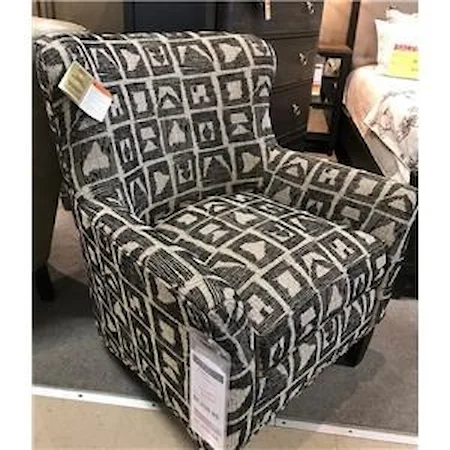 Transitional Accent Chair with Nailheads