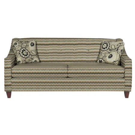 Contemporary Queen Sleeper with Button Detail