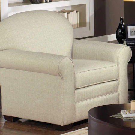 Upholstered Sock Arm Chair
