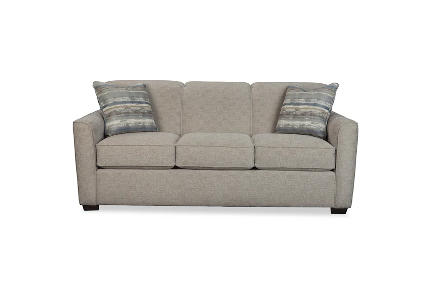 7255 Sleeper Sofa w/ Memory Foam Mattress by Craftmaster at Stuckey Furniture