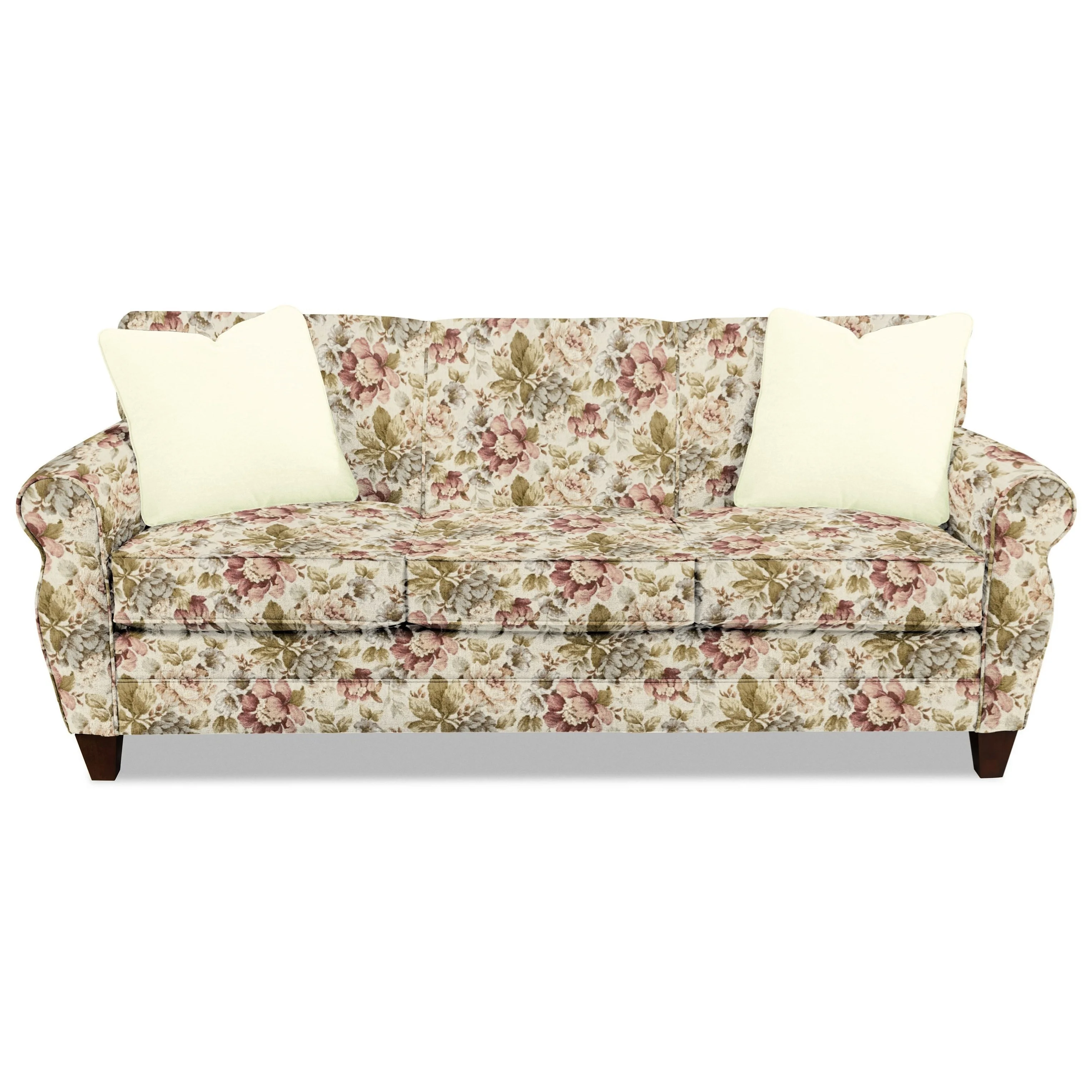 Craftmaster 7388 738850 Transitional Stationary Sofa with Rolled Arms