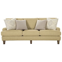 Transitional English-Arm Sofa with Vintage Tack Trim