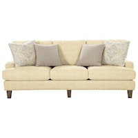 Transitional English-Arm Sofa with Vintage Tack Trim