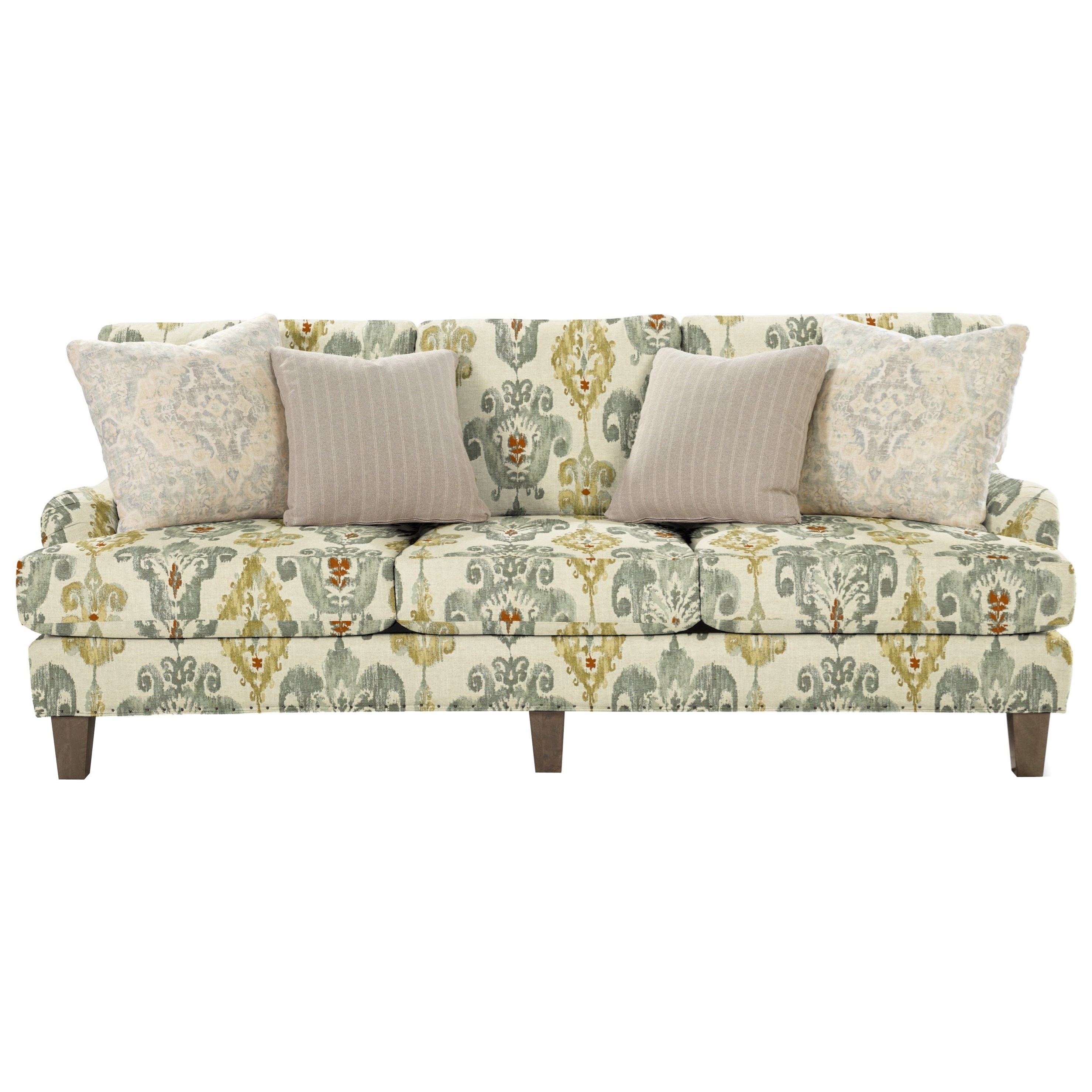 Craftmaster 7429 742950 Transitional EnglishArm Sofa with Vintage Tack