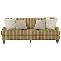 Transitional English-Arm Sofa with Vintage Tack Trim