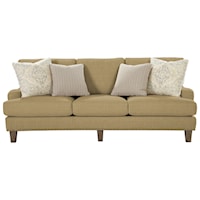 Transitional English-Arm Sofa with Vintage Tack Trim