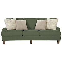 Transitional English-Arm Sofa with Vintage Tack Trim