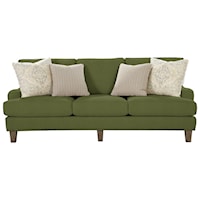 Transitional English-Arm Sofa with Vintage Tack Trim