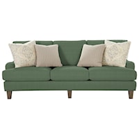 Transitional English-Arm Sofa with Vintage Tack Trim