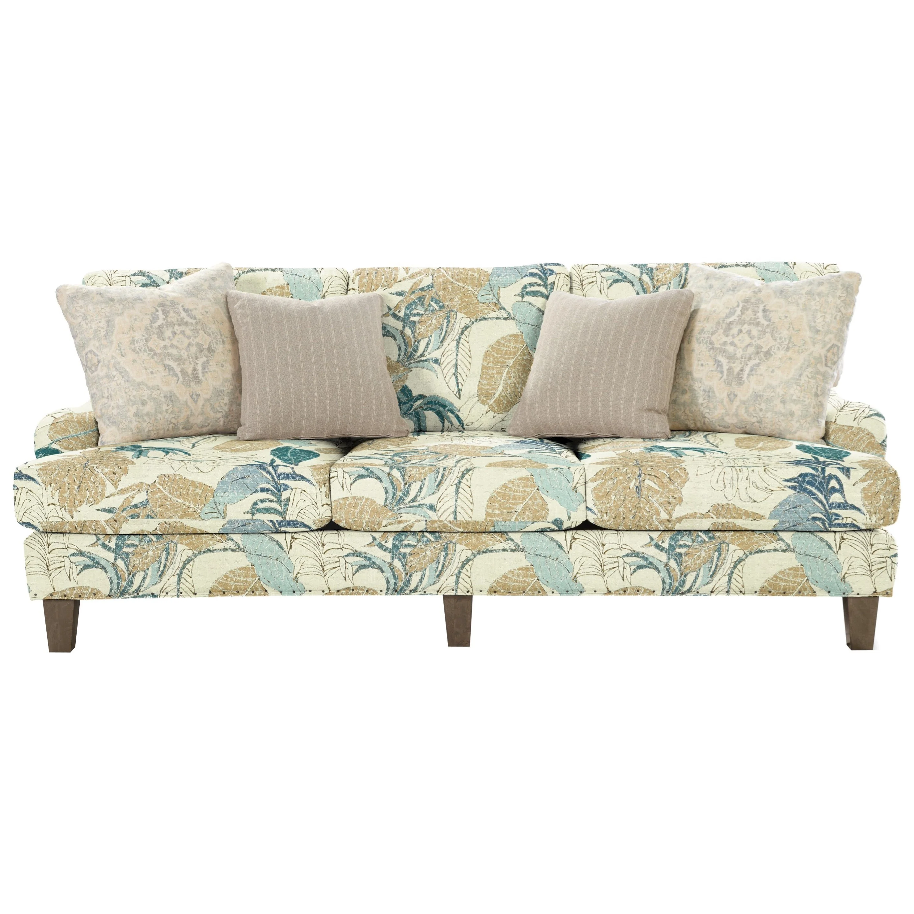 Craftmaster 7429 742950 Transitional EnglishArm Sofa with Vintage Tack