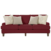 Transitional English-Arm Sofa with Vintage Tack Trim