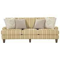 Transitional English-Arm Sofa with Vintage Tack Trim