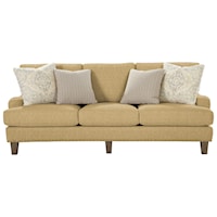 Transitional English-Arm Sofa with Vintage Tack Trim