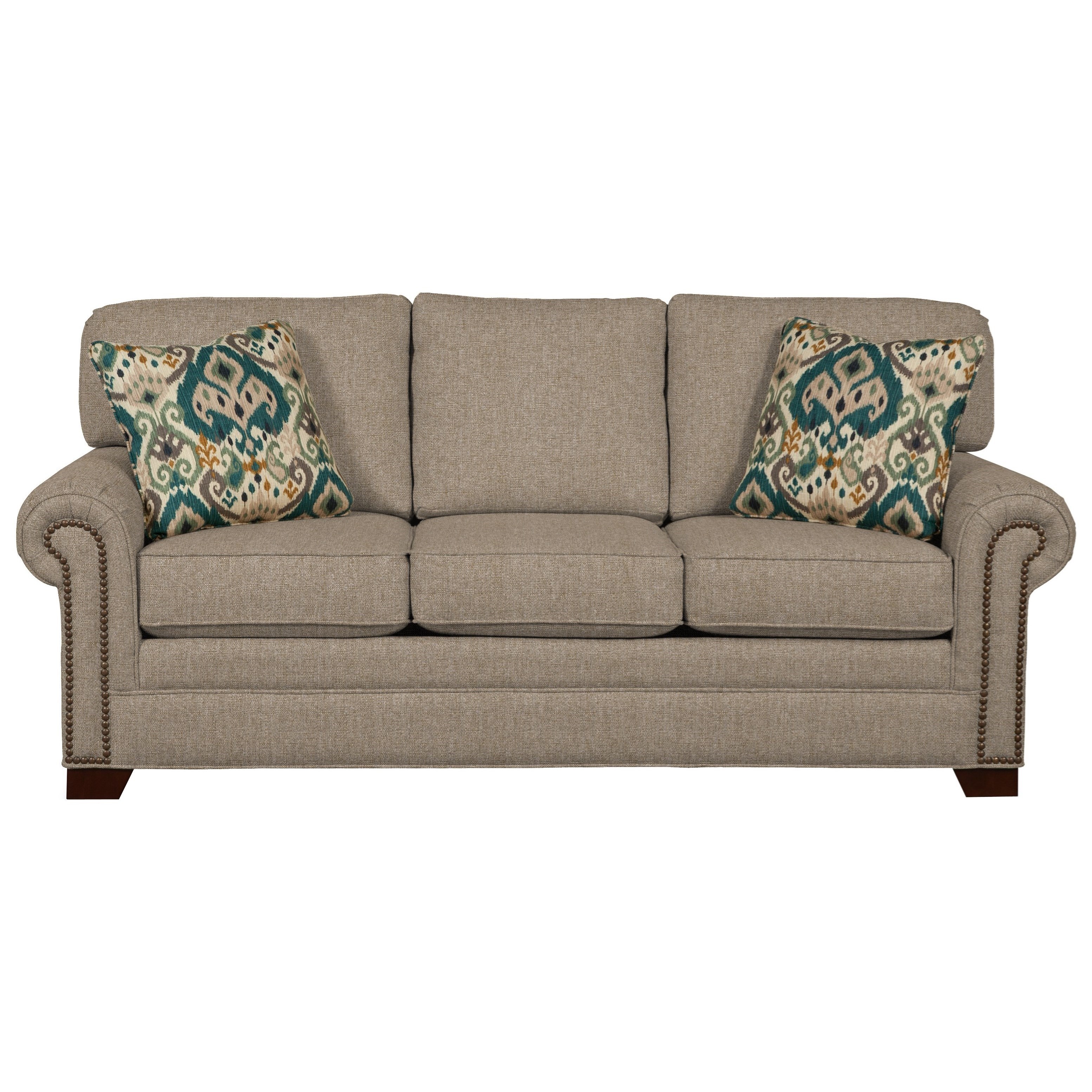 Hickorycraft 7565 756550 68 Transitional Sleeper Sofa with Large