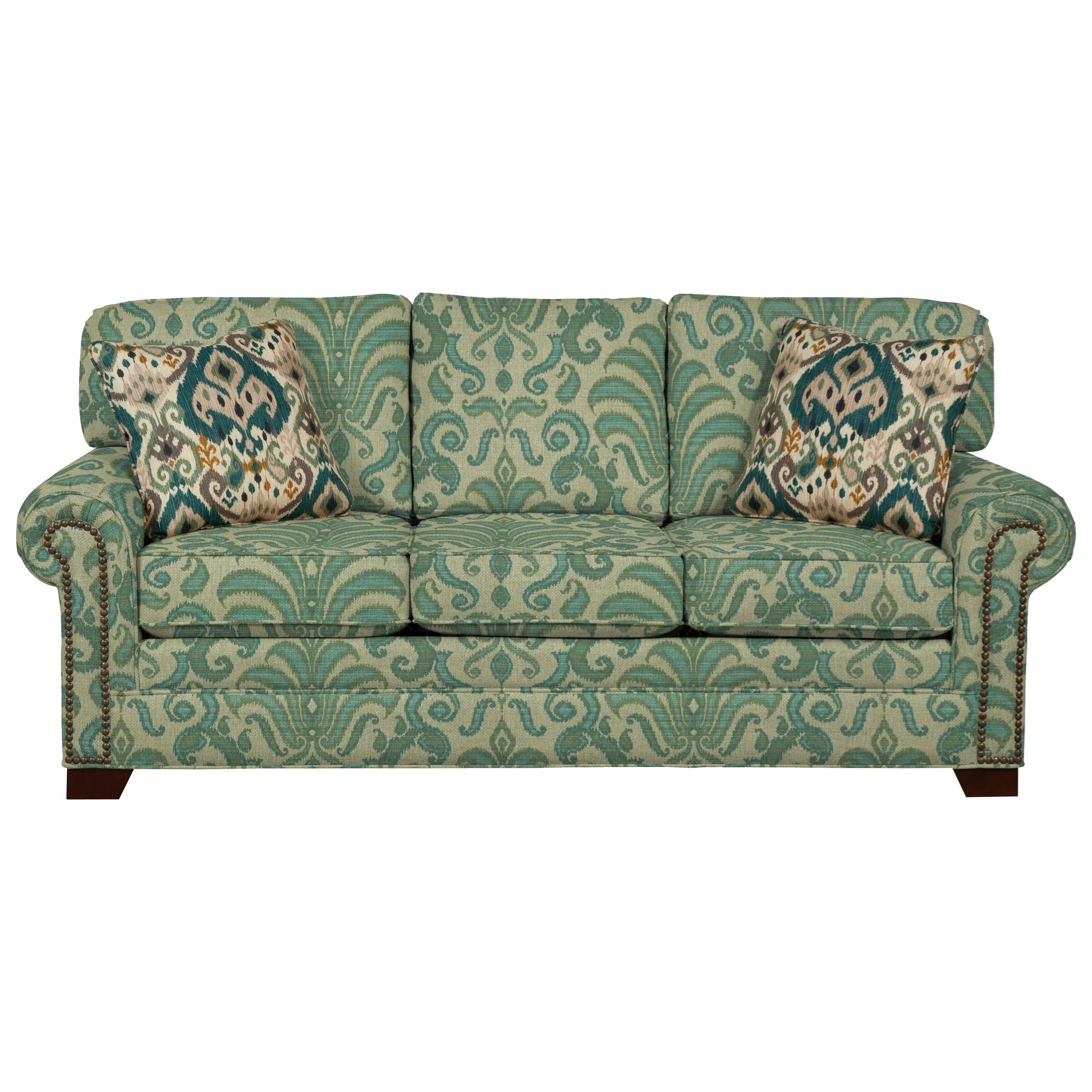 Craftmaster 7565 75655068 Transitional Sleeper Sofa with Large Rolled