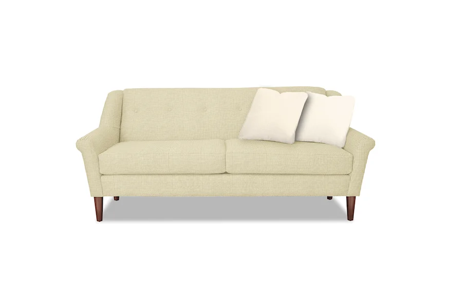 7671 Sofa w/ USB Port by Hickorycraft at Malouf Furniture Co.